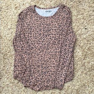 Leopard print top